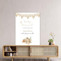 gender neutral boho baby shower posters